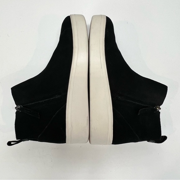 TOM’S Black suede high top platform sneakers size 9 - Picture 4 of 9